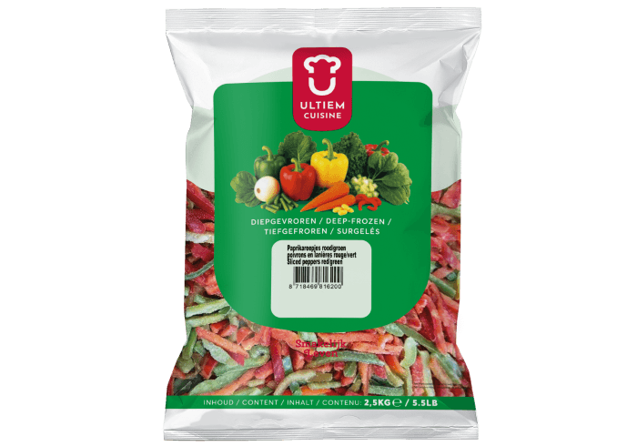 Paprikareepjes rood/groen