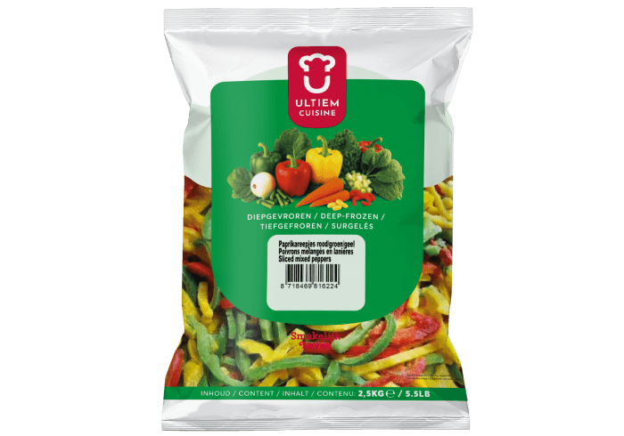 Paprikareepjes rood/groen/geel