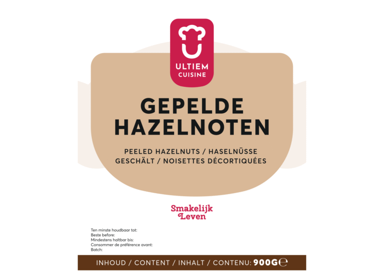 Hazelnoten gepeld
