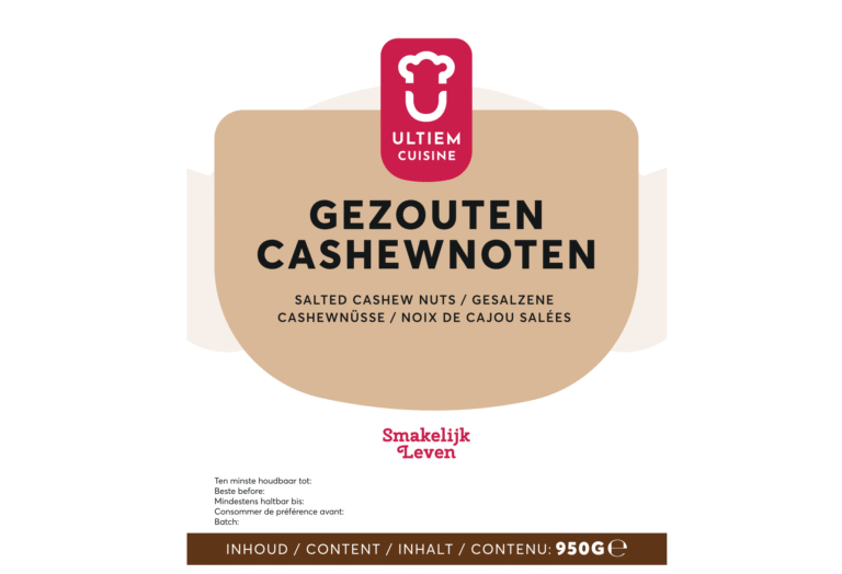 Cashewnoten gezouten