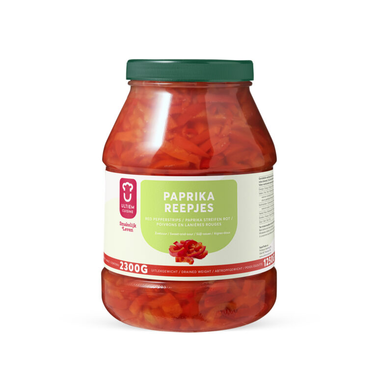 Paprika reepjes rood